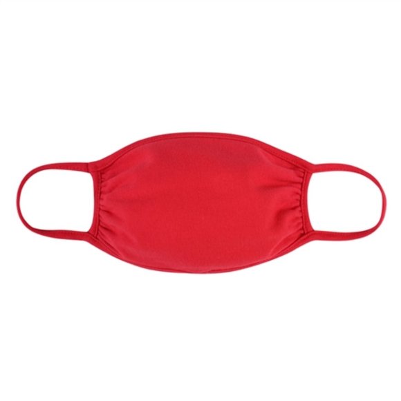 2 for 20! Red print face mask - Picture 2 of 6